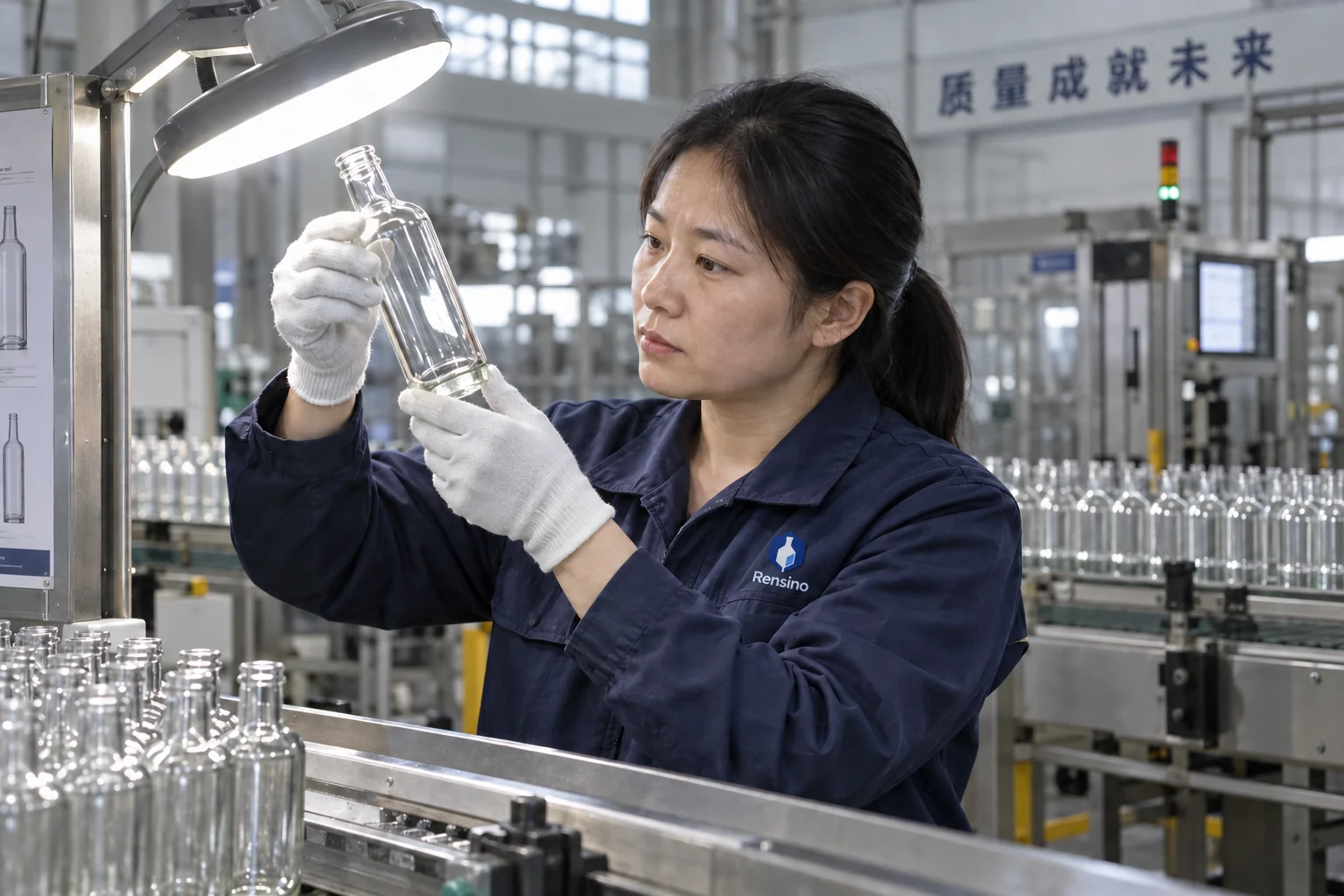 Rensino visual inspection — branded factory visualization