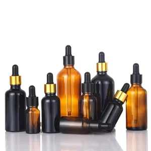 1 Oz Glass Dropper Bottle DVI 10ml 30ml Amber Eye Tincture Bottles with Dropper 200 Pack for Oils Perfumes and Liquids