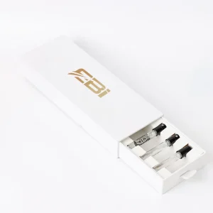 10 x 3ml Glass Perfume Sample Vials with Box and Crimp Pump