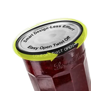 10 x 82 mm Twist-Off Metal Screw-Top Lids with 6 Snap Teeth, Reusable, Leakproof, BPA- and PVC-Free