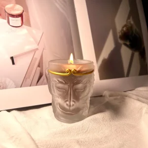 100% Pure Organic Plant Soy Wax Scented Bubble and Pyramid Candle OEM ODM Private Label Bulk