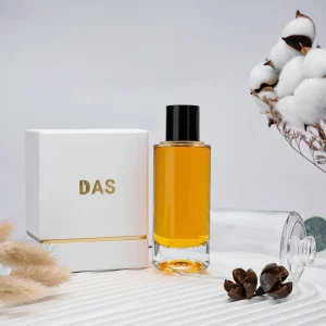 100 ml Cylinder Glass Perfume Bottle with Heavy Base and Custom Cap for Unisex Fragrance