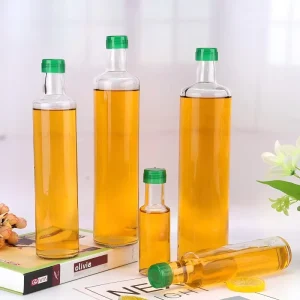 1000ml 1L Clear Olive Oil Glass Bottle with Screw Cap