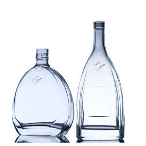 1000ml Customized Empty Bandy Xo Vosp Whisky Glass Bottle for Liquor