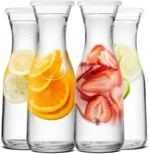 1000ml Transparent Fruit Beverage Clear Glass Bottle 1L Coffee Drink Bottles Milk Tea Glass Bottle