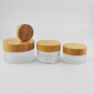 100g Empty Body Lotion Jar Moisturizing Facial Cream Hair Oil Glass Bottles With Custom Package