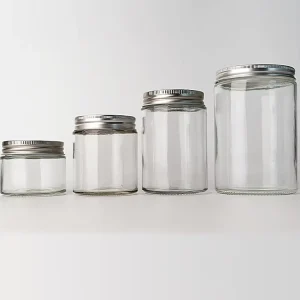 100ml 150ml 200ml Small Round Glass Jam Jars Glass with Lid Storage Pickles Jar for Food