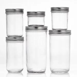 100ml 200ml 250ml 300ml 350ml Jam and Honey Storage Container Glass Jar With Lid