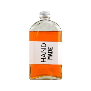 100ml 200ml 250ml 350ml Glass Drinking Bottles for Beverages, Juice, and Milk with Screw Caps, Oblate Shape