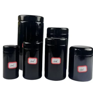 100ml 200ml 250ml 400ml UV Glass Jar Violet Black Raw Material