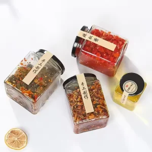 100ml 200ml 250ml 500ml 8oz Round Wide Mouth Airtight Glass Mason Jar with Split Top Lid for Canning