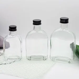 100ml 200ml 250ml Empty Portable Glass Beer Wine Juice Milk Tea Bottles