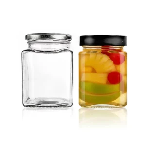 100ml 200ml 280ml 380ml 500ml Classic Square Glass Jar Chilli Sauce Chilli Paste Canning Jar with Metal Lid