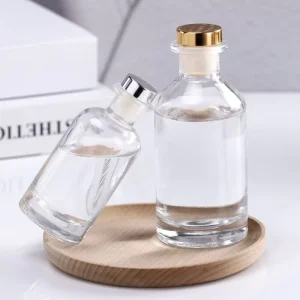 100ml 200ml 300ml 500ml Reed Diffuser Glass Bottle for Aroma Oil with Cork Stopper
