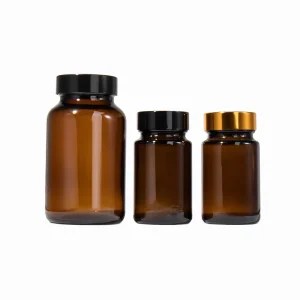 100ml 200ml Vitamin Pill Medical Packaging Pharmaceutical Glass Capsule Bottle