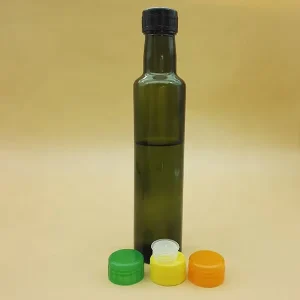 100ml 250ml 500ml 750ml Clear Dark Green Glass Olive Oil Bottles with Screw Cap