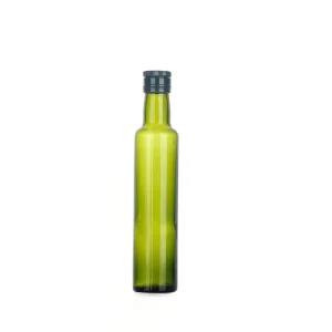 100ml 250ml 500ml 750ml Sealed Round Glass Olive Oil Bottles
