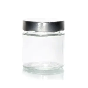 100ml 280ml 380ml Screen Printing Deep Mouth Glass Pickle Jam Jar with Lid