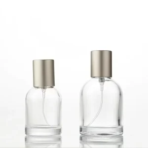 100ml 30ml Beautiful Premium Unique Perfume Bottles Clear Fancy Empty Round Glass Perfume Bottle 50ml