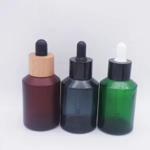 100ml 30ml Glass Dropper Bottle with Wooden Lid