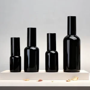 100ml Black Glass Spray Bottles for Cosmetics Essential Oils UV Protection 50ml Black Mist Sprayer Bottles