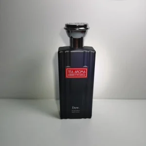 100ml Black Square Glass Perfume Bottle Luxury Frost Screen Printing Pump Sprayer Cream Cosmetics Packaging KeRuiJia