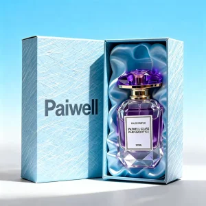 100ml Clear Glass Perfume Bottle with Pump Sprayer and Customized Packaging Box
