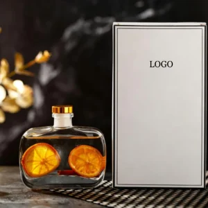 100ml Clear Square Glass Diffuser Bottle Biodegradable Ingredients Paraben-Free for Aromatherapy Kits