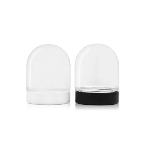 100ml Dome Top Glass Jar with Child-Resistant Cap, Lightbulb Shape, Industrial Use