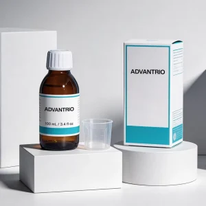 100ml Empty Amber Glass Syrup Bottles with Measurement Cap, Food Grade, for Medicine, Syrup, and Drinks