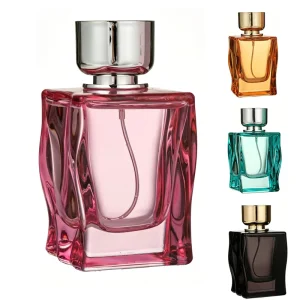100ml Four-Color Glass Perfume Bottle Can Print Your Logo
