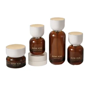 100ml Glass Cosmetic Cream Jar with Screw Lid Custom Clear Surface Printing