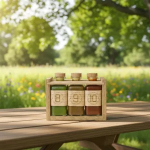 100ml Rectangle Glass Chili Sauce BBQ Bottle with Cork