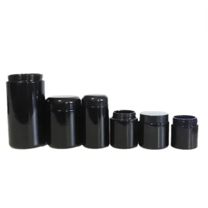 100ml Round Violet Glass Bottle for Storing Food and Protecting Against Sunlight