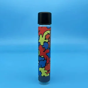 100mm 115mm Glass Cigar Roll Tubes with Child-Safety Push-Down and Turn Cap