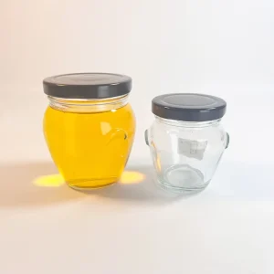 106ml 212ml 314ml Honey Jam Food Container Orcio Canning Jar Glass Jars with Metal Lids