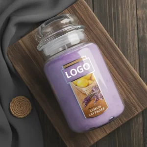 10X17cm Colorful Long Lasting Scented Large Glass Jar Candle with Gift Pack for Home Decor Gift Bulk Order