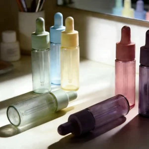 10ml 15ml 30ml Colored Glass Essential Oil Dropper Bottles