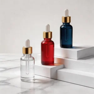 10ml 20ml 30ml 50ml 100ml 150ml 200ml Skin Care Personal Care Hair Essential Oil Round Amber Glass Dropper Bottle
