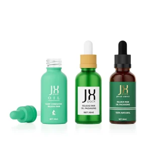 10ml 20ml 30ml 50ml 100ml Child-Resistant Essential Oil Glass Dropper Bottle with Childproof Screw Lid