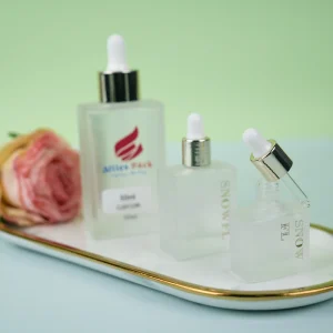 10ml 20ml 30ml 50ml 100ml Clear Essential Oil Glass Bottle Empty Cosmetic Packing