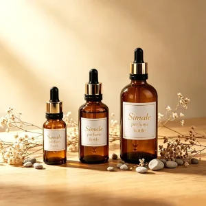 10ml 20ml 50ml 100ml Cylinder Amber Glass Dropper Bottle Gold Cap Refillable Essential Oil Serum Screen Printing