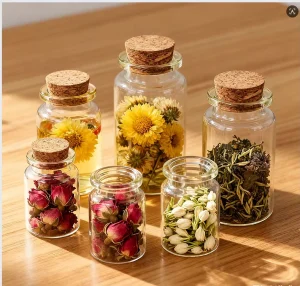 10ml 240ml Glass Bottles Jars Tubes with Crown Cap for Baby Food Canned Food Vanilla Jelly