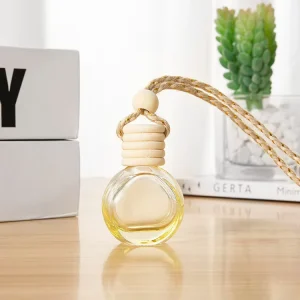 10ml 8ml Car Perfume Hanging Diffuser Bottle with Matte Finish and Screw Cap