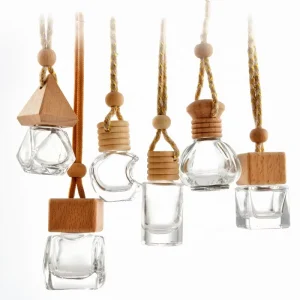 10ml Clear Glass Round/Square Perfume Bottle
