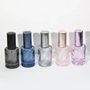 10ml Colored Cylindrical Glass Perfume Spray Bottle, Travel Size