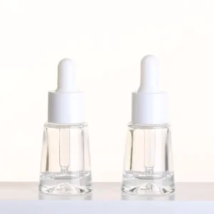 10ml Cosmetics Serum Oil Packaging Glass Round Dropper Bottle Container
