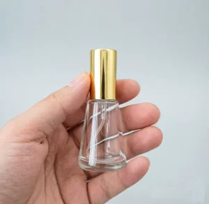 10ml Glass Sprayer Bottle Conical Shape Glass Spray Bottle Empty Sample Perfume Packaging Customized Logo Refillable