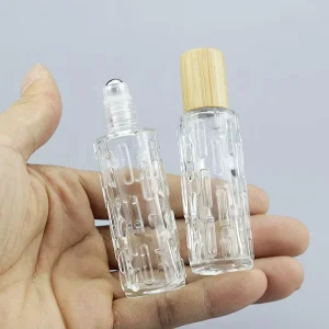 10ml Matte Glass Roll-On Perfume Bottle for Essential Oils and Aromatherapy