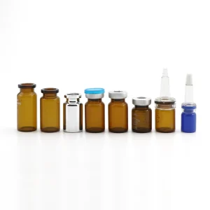 10ml Pharmaceutical Amber/Clear Tubular Glass Vial with Sealable Closure